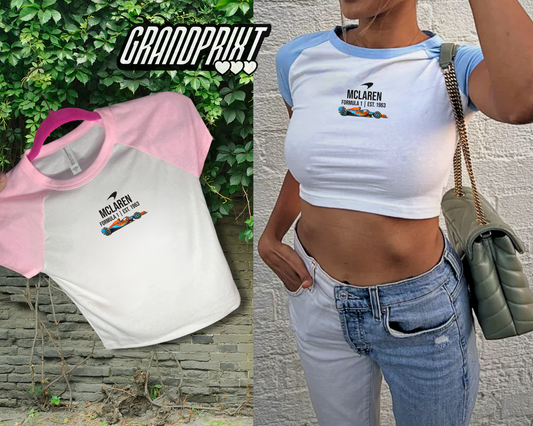 Papaya Racing Crop Top / Mclaren Baby T