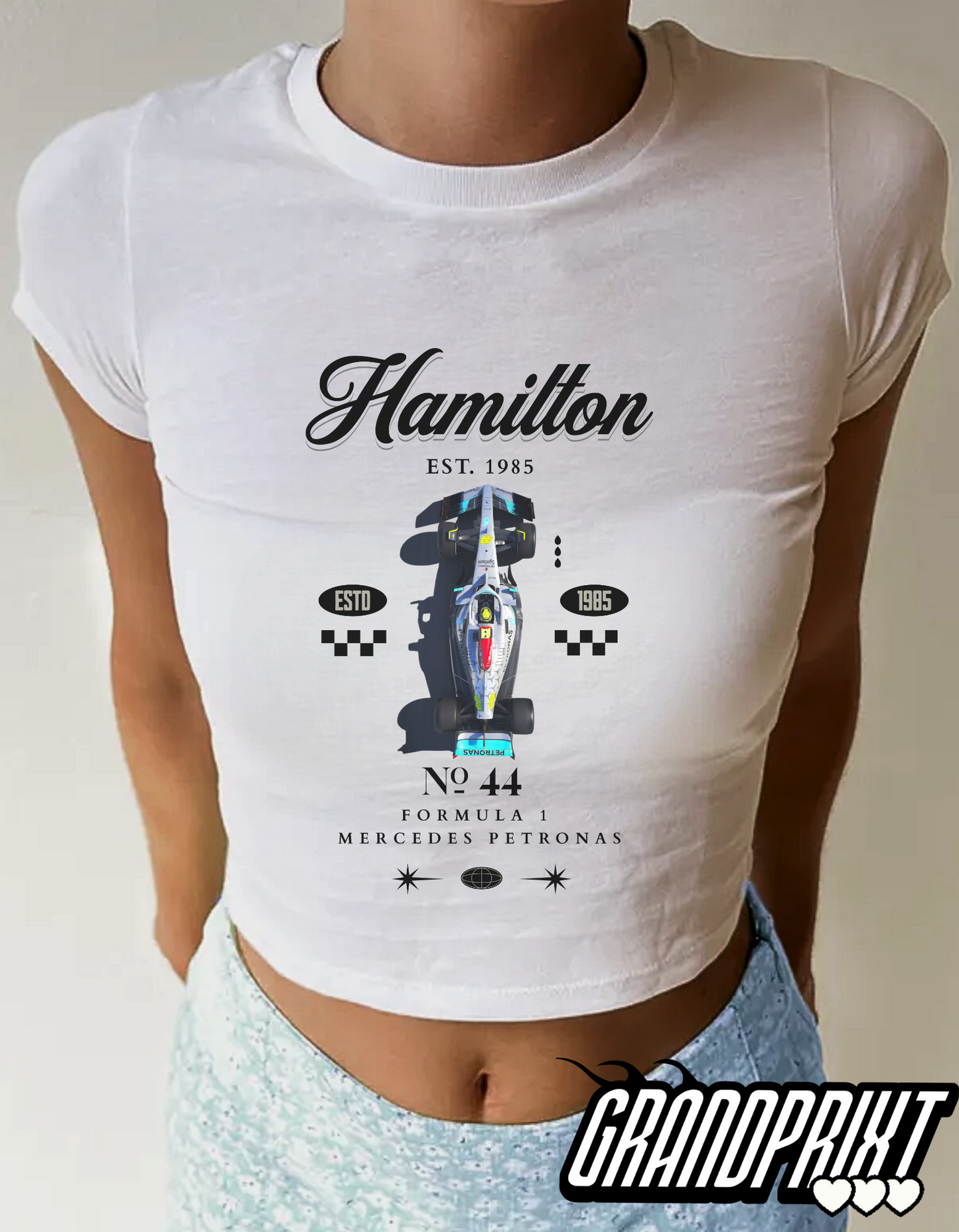 HAMMER TIME BABY T / LEWIS HAMILTON CROP TOP