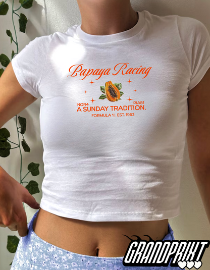 Papaya Racing Baby T / Mclaren F1 Crop Top