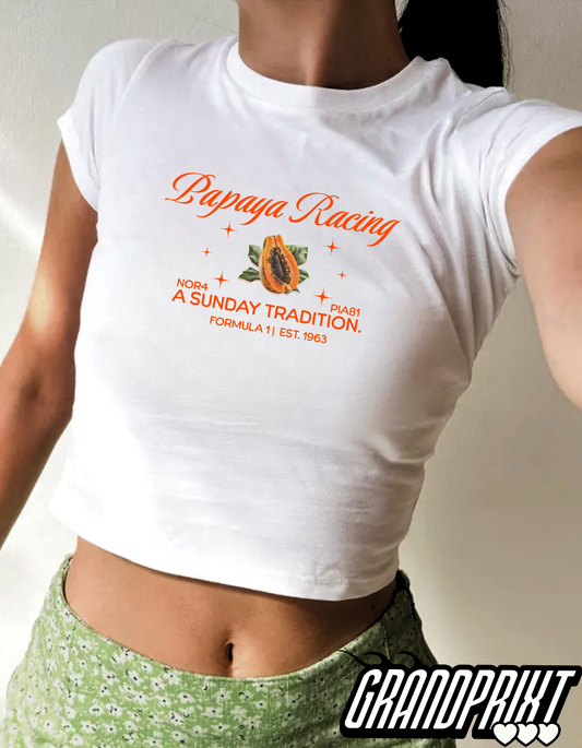 Papaya Racing Baby T / Mclaren F1 Crop Top