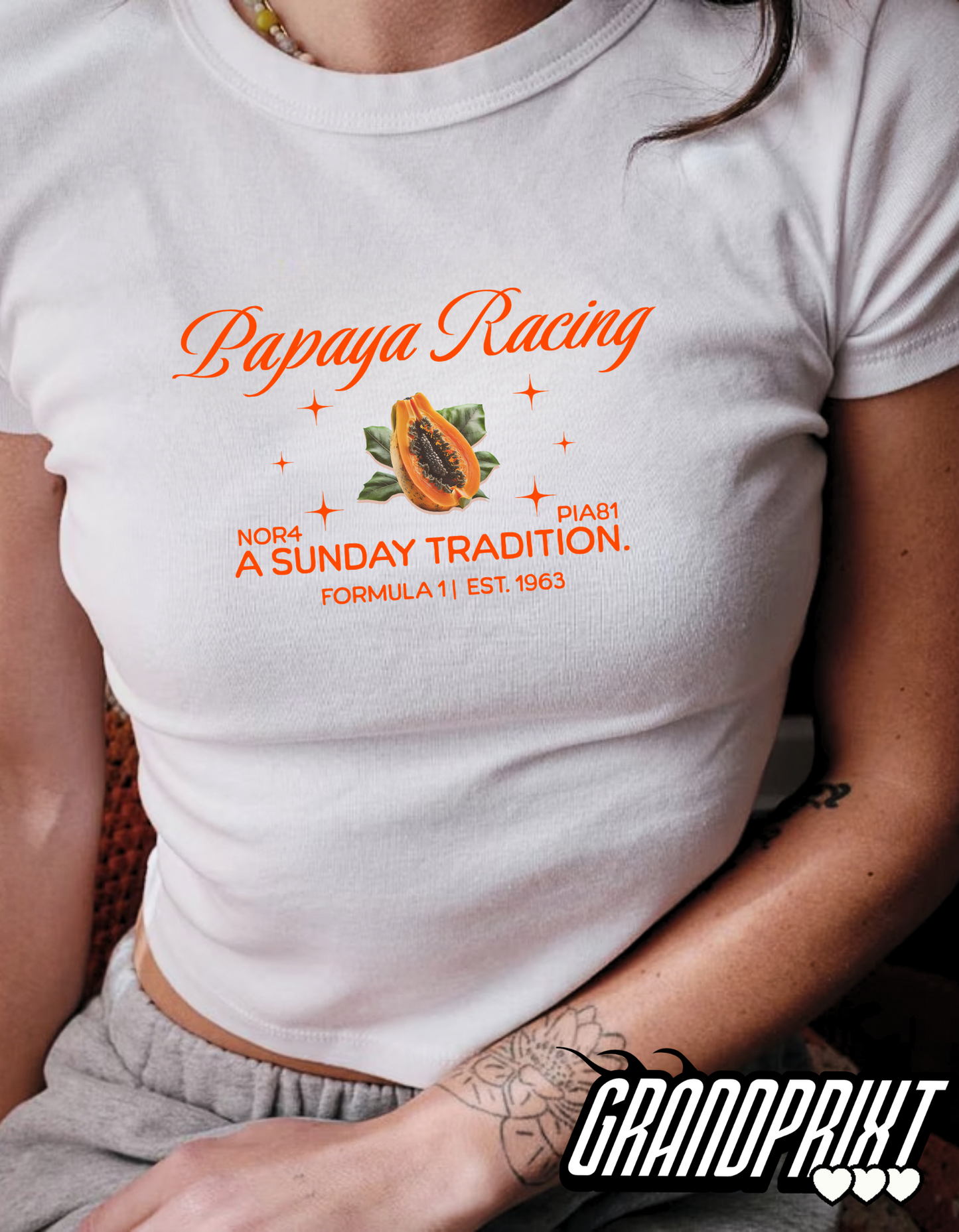 Papaya Racing Baby T / Mclaren F1 Crop Top