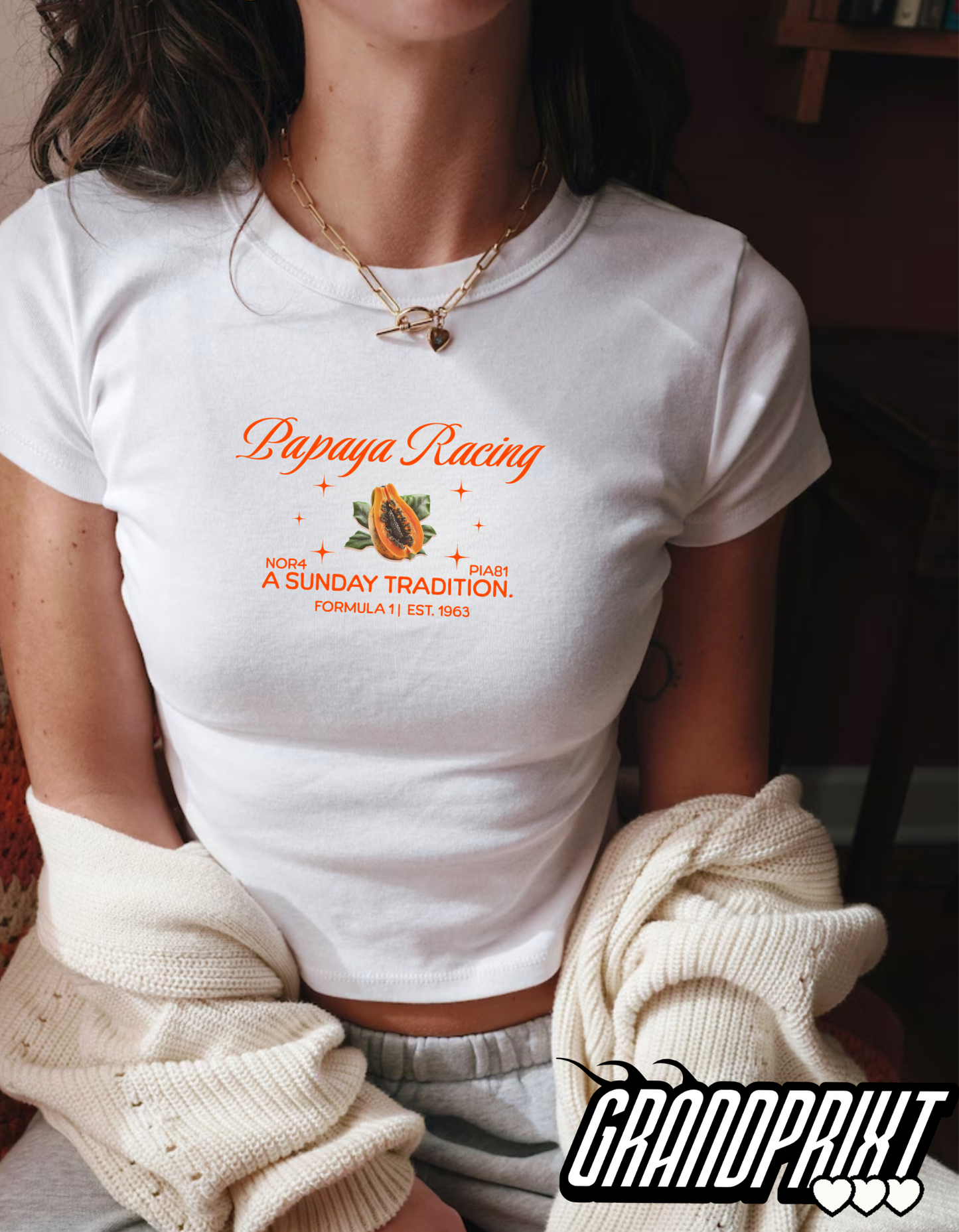 Papaya Racing Baby T / Mclaren F1 Crop Top