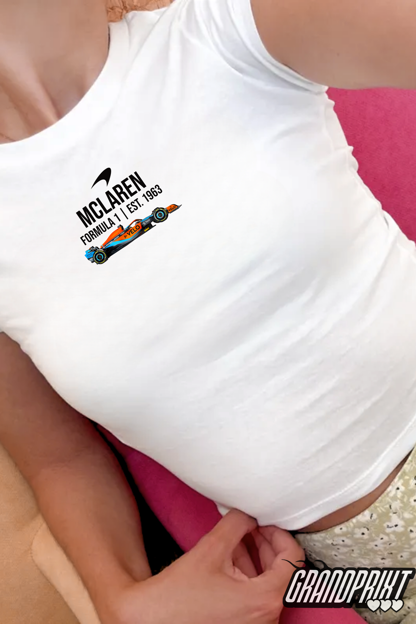 Mclaren Baby T / Papaya Racing Crop Top