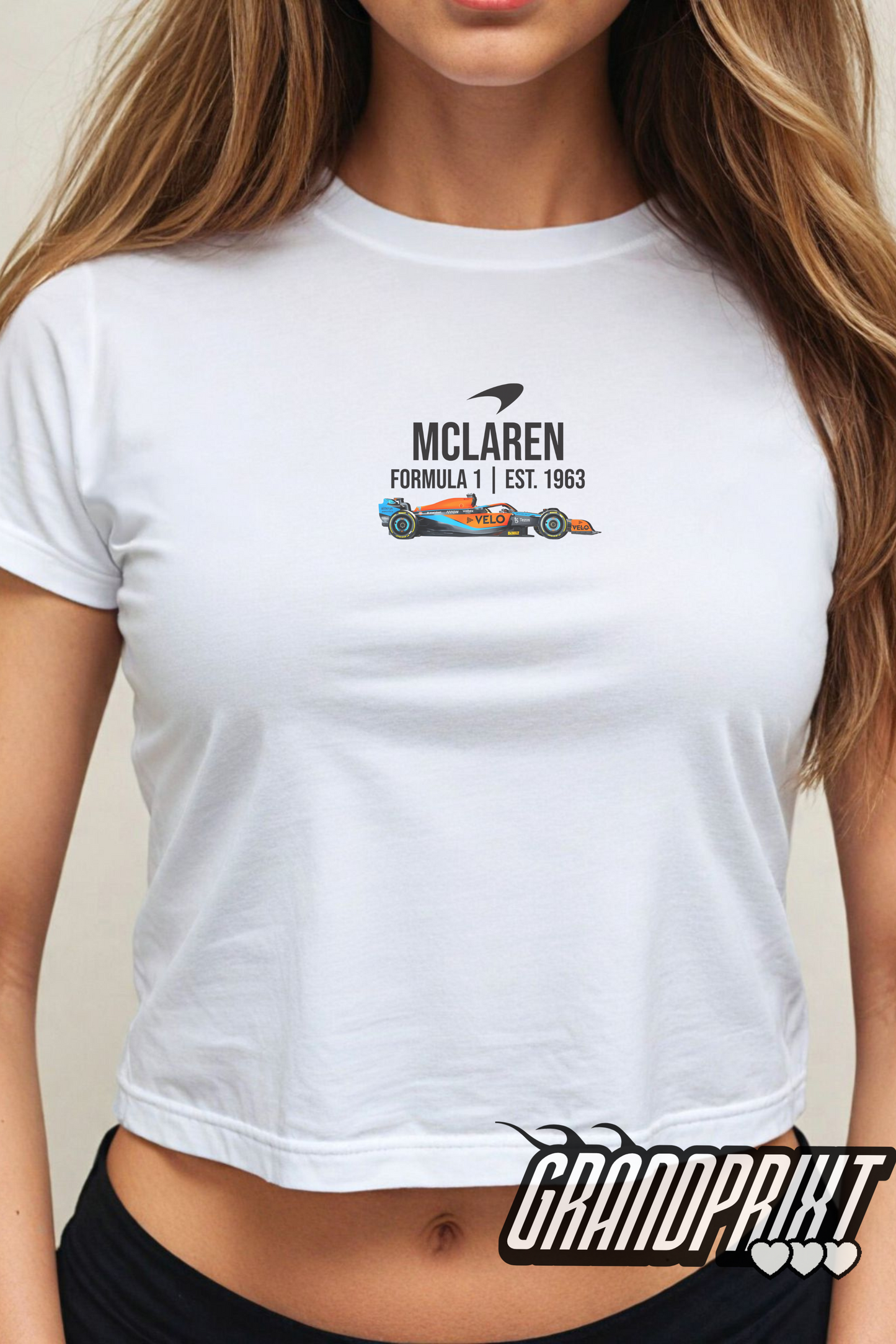 Mclaren Baby T / Papaya Racing Crop Top