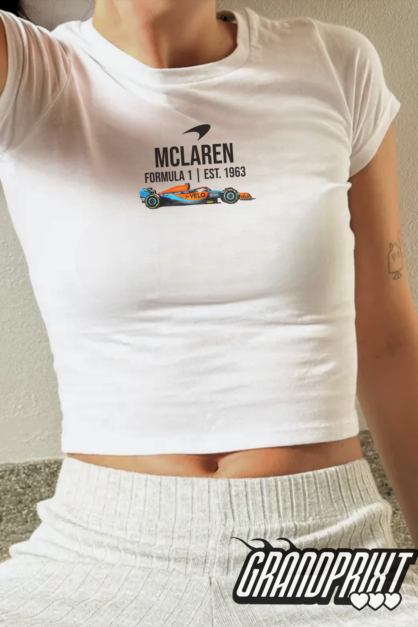 Mclaren Baby T / Papaya Racing Crop Top