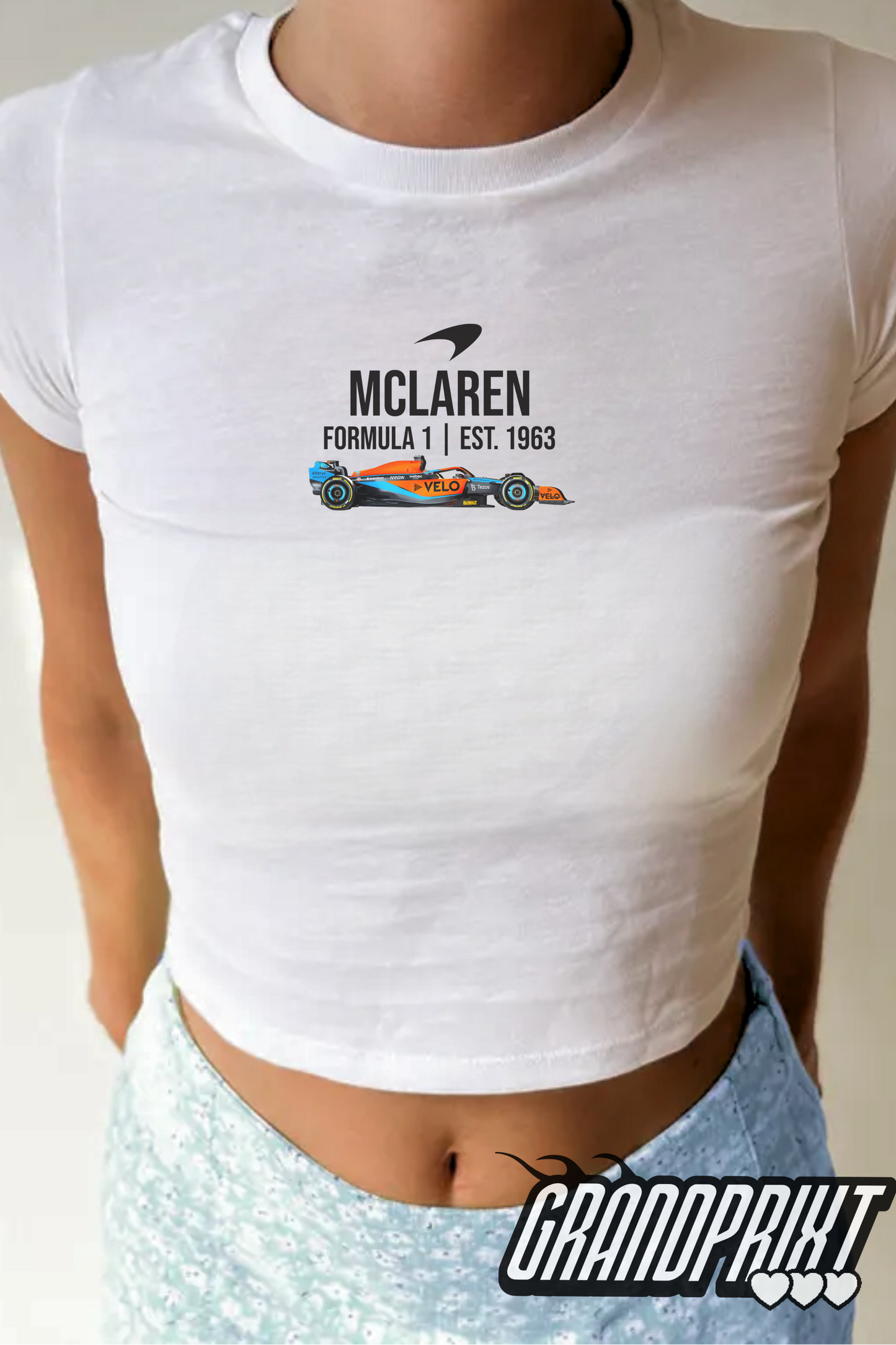 Mclaren Baby T / Papaya Racing Crop Top