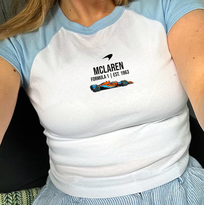 Papaya Racing Crop Top / Mclaren Baby T