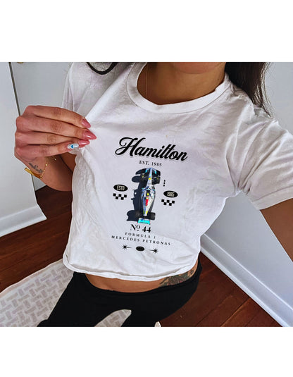 HAMMER TIME BABY T / LEWIS HAMILTON CROP TOP