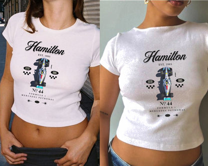 HAMMER TIME BABY T / LEWIS HAMILTON CROP TOP