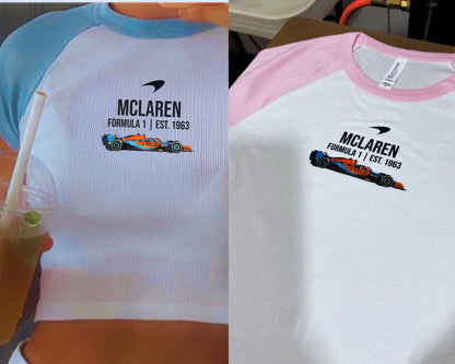 Papaya Racing Crop Top / Mclaren Baby T